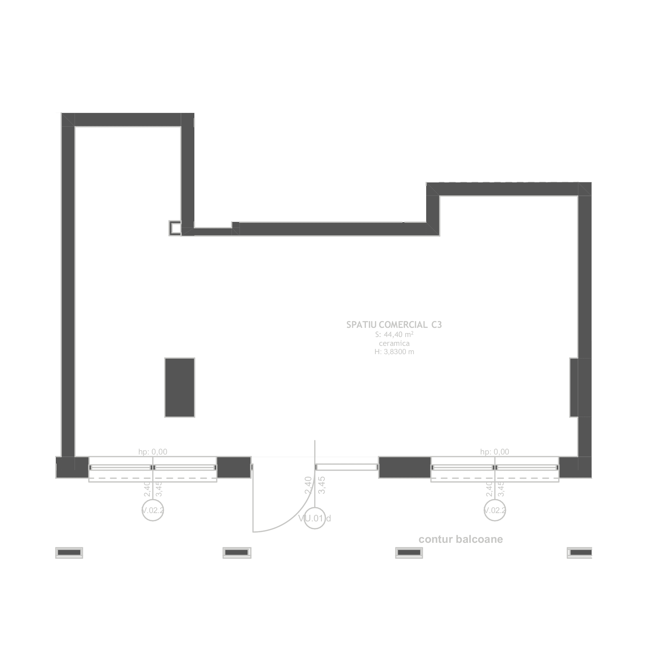 Plan apartament C3