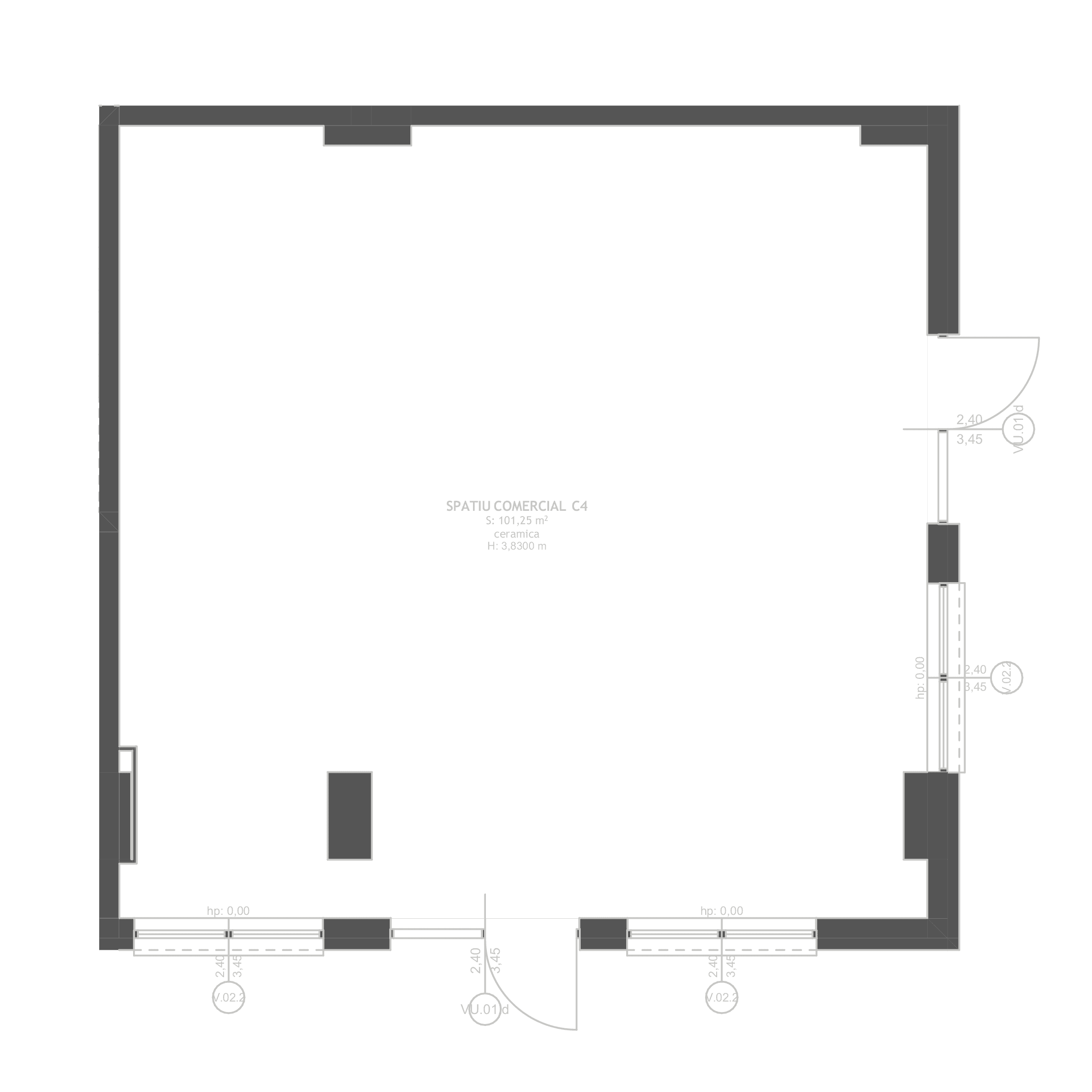 Plan apartament C4