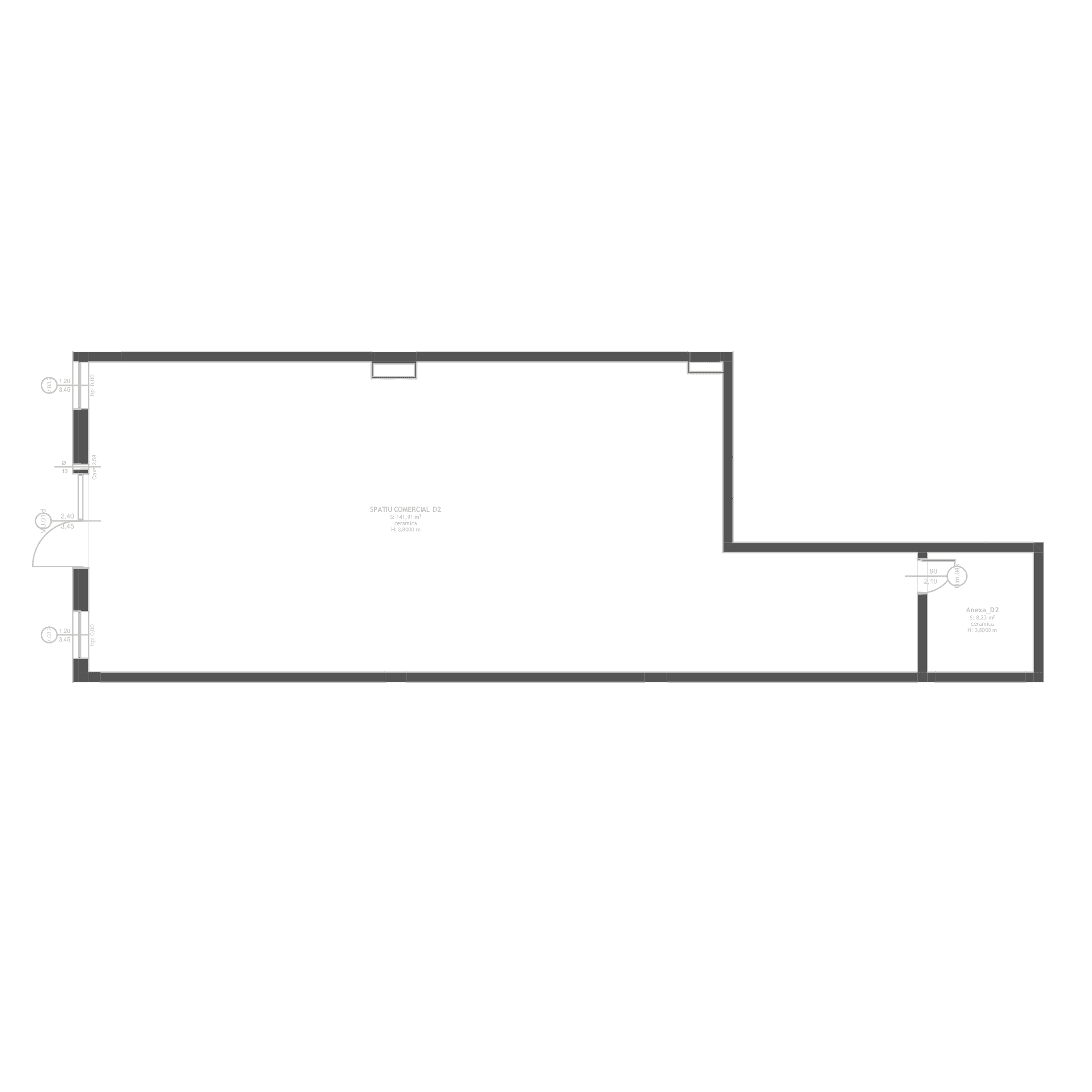 Plan apartament D2