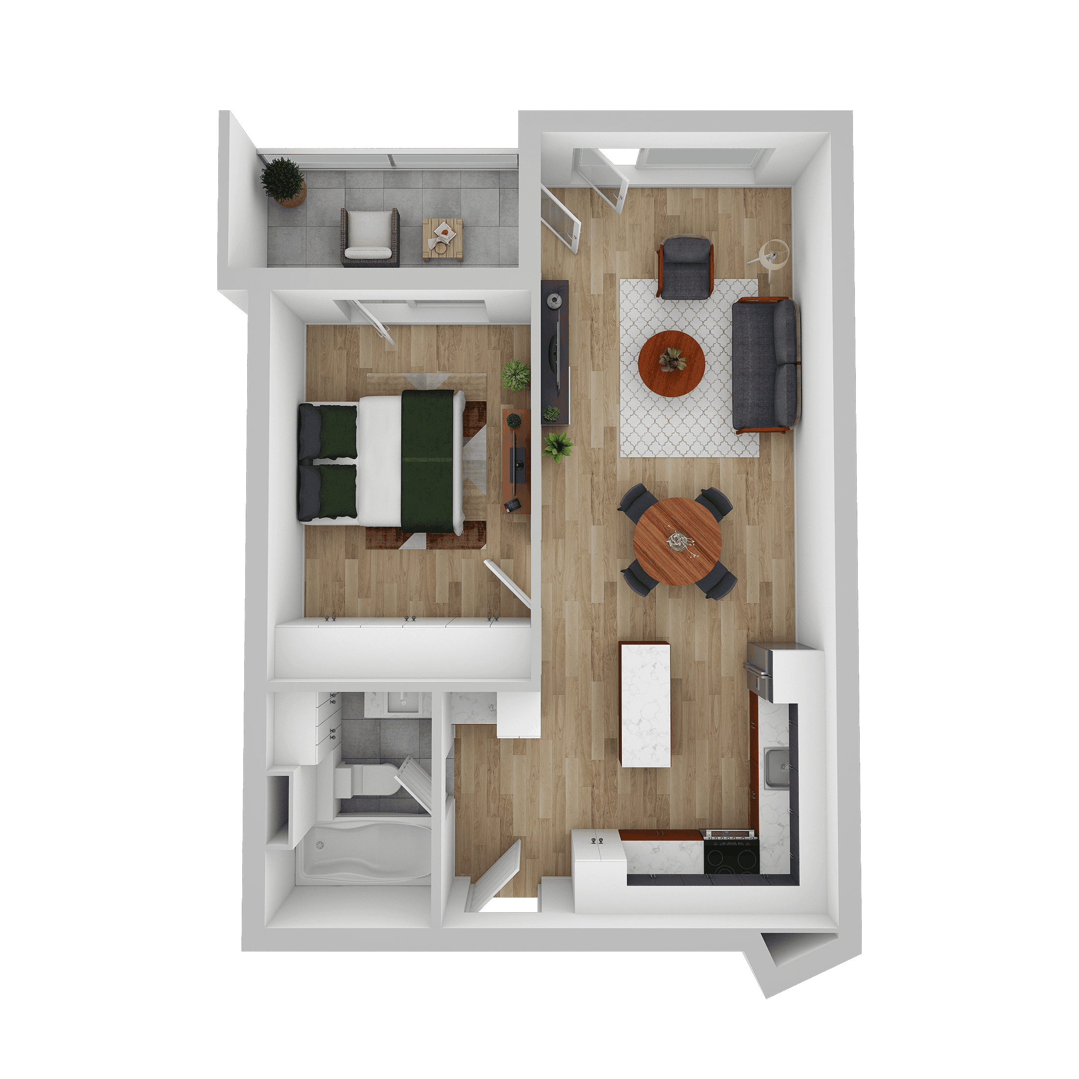 Plan apartament E 210