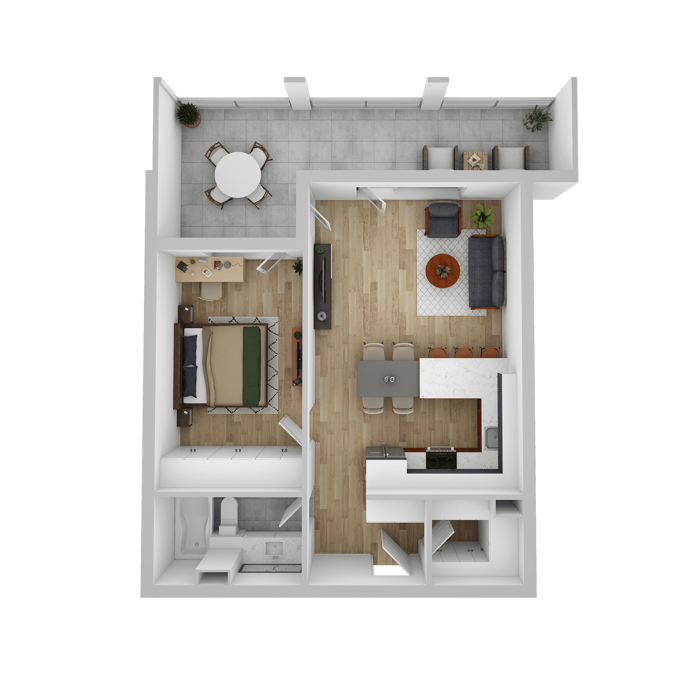 Plan apartament E 101