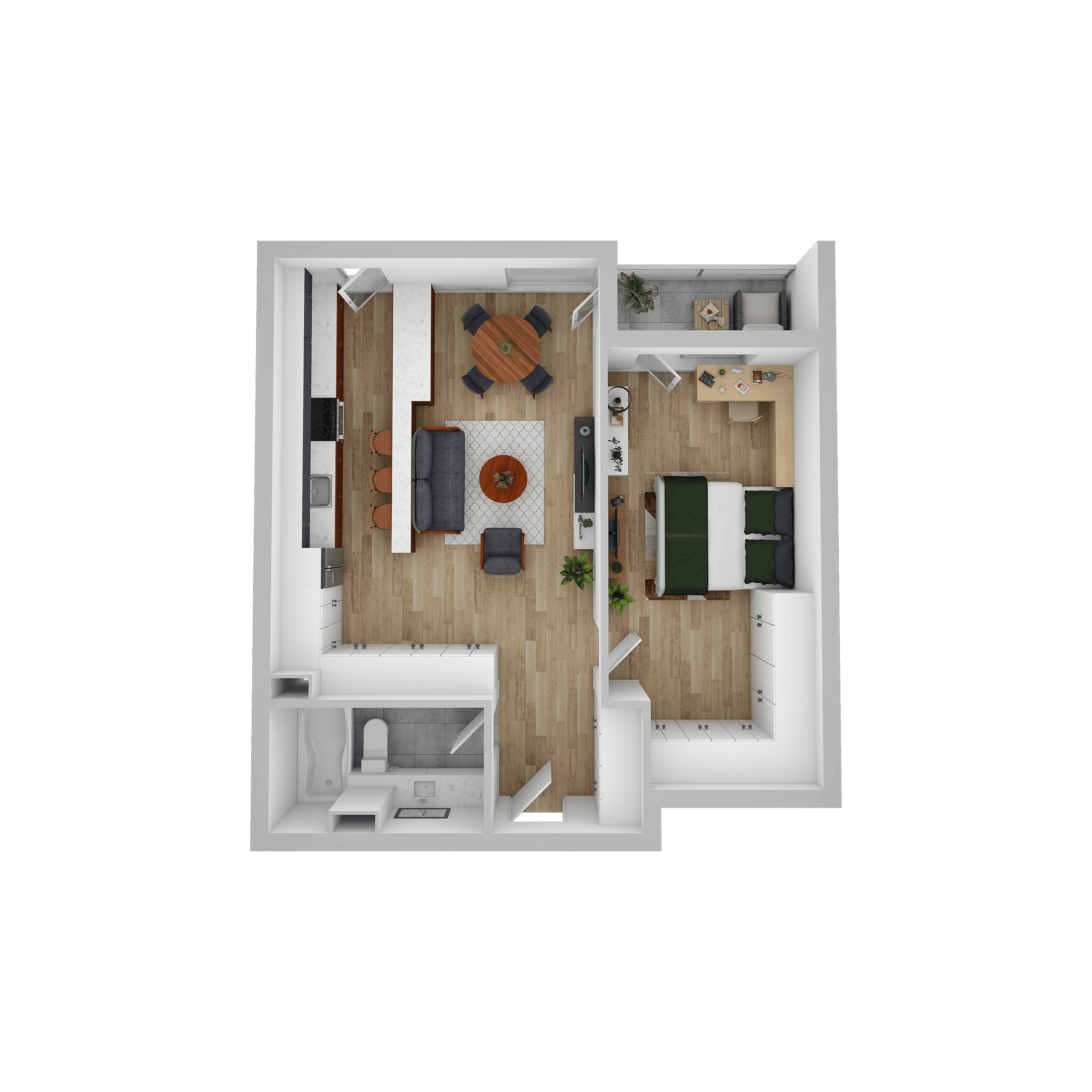 Plan apartament E 504