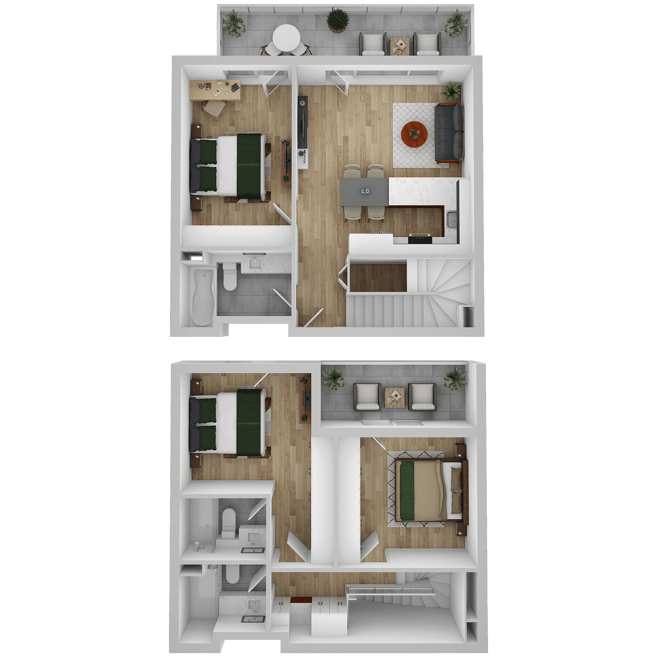 Plan apartament D 706