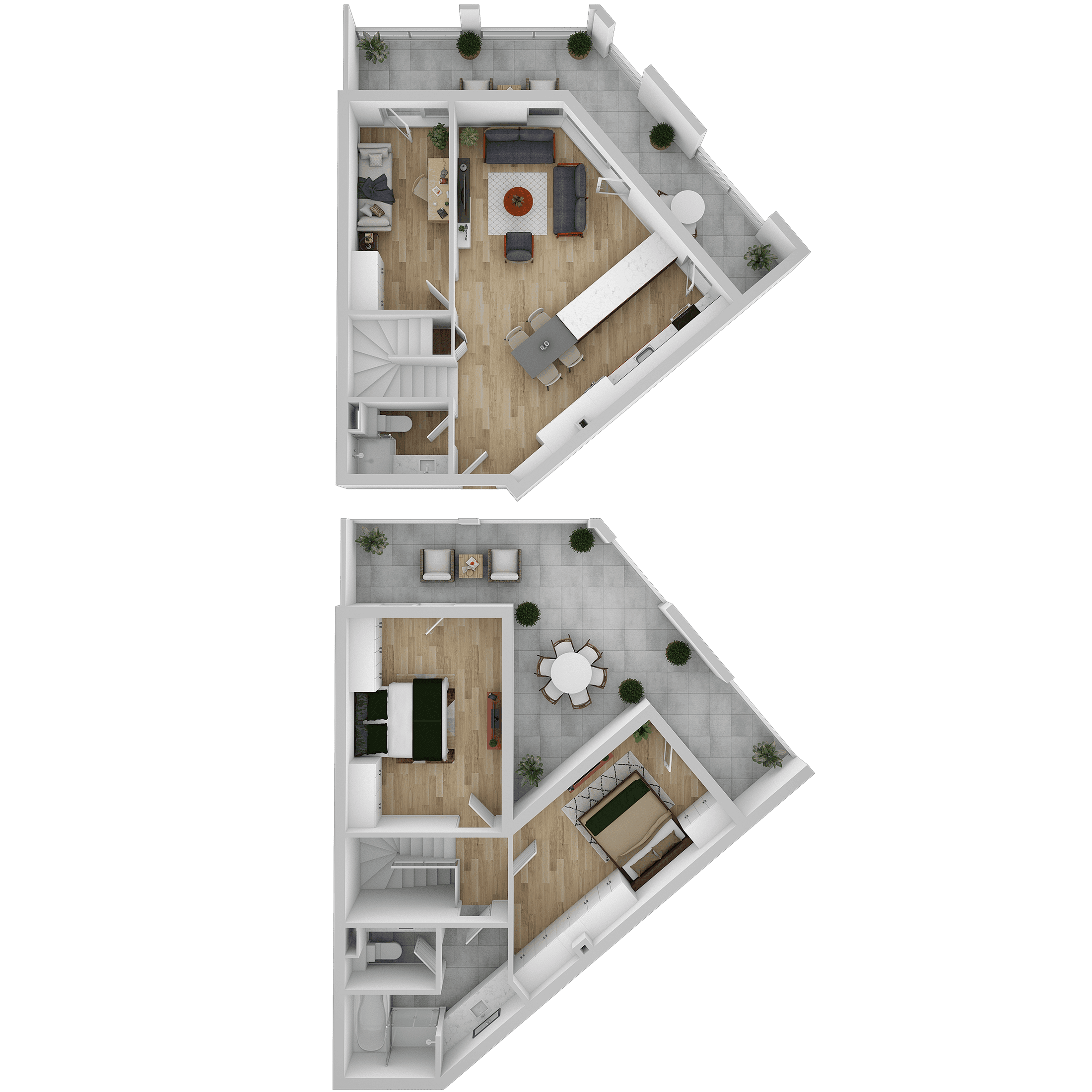 Plan apartament A 707