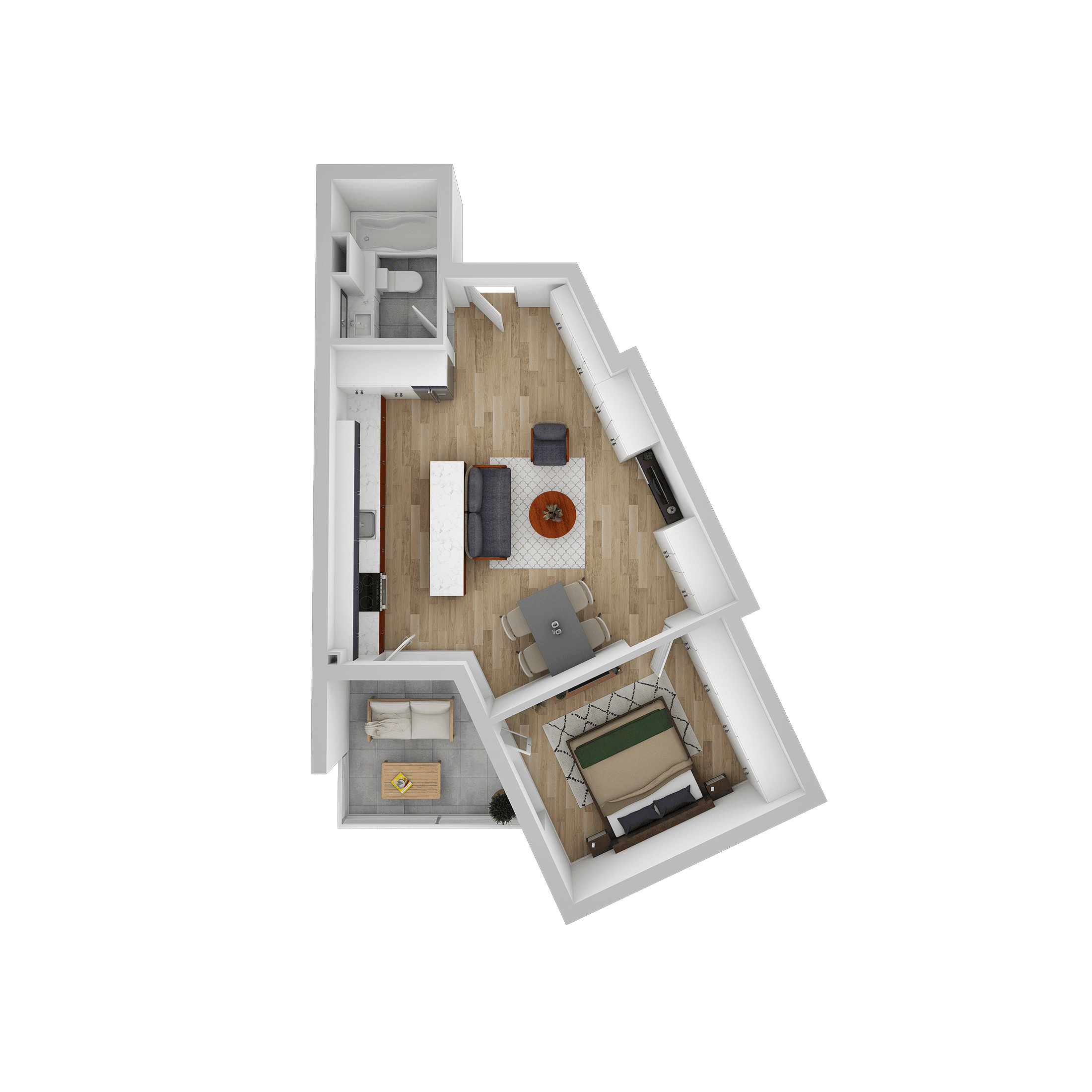 Plan apartament E 209